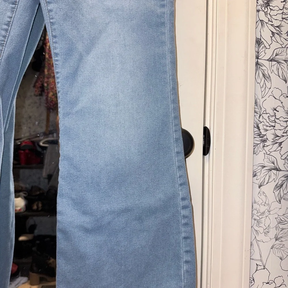 Light Blue Flare Jeans - Picture 3 of 10